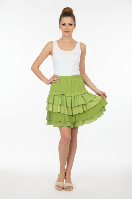 G ZAMA sexy mini gonna balze VERDE cart € 66