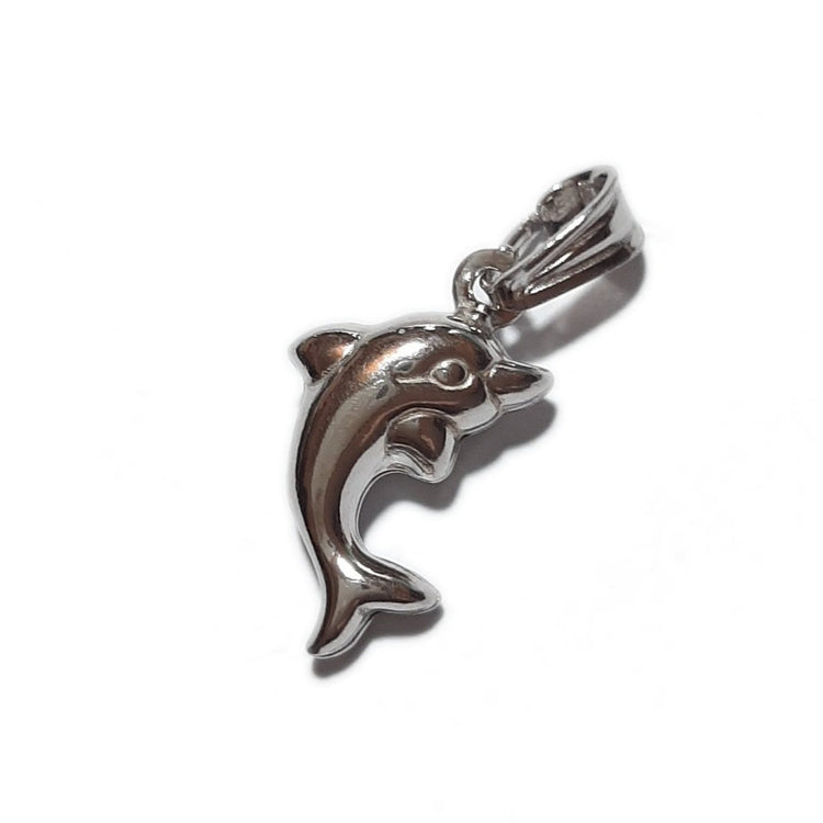 men's and women's unisex silver DOLPHIN pendant