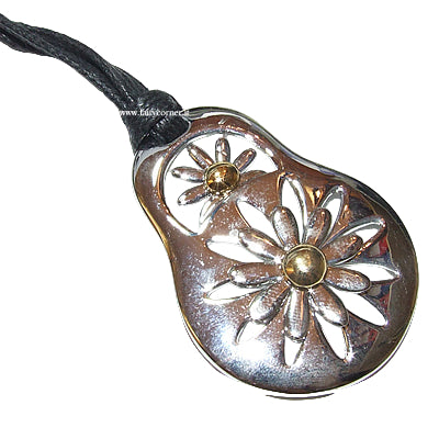 women's choker necklace with shiny rhinestones in gold/silver tone HEART