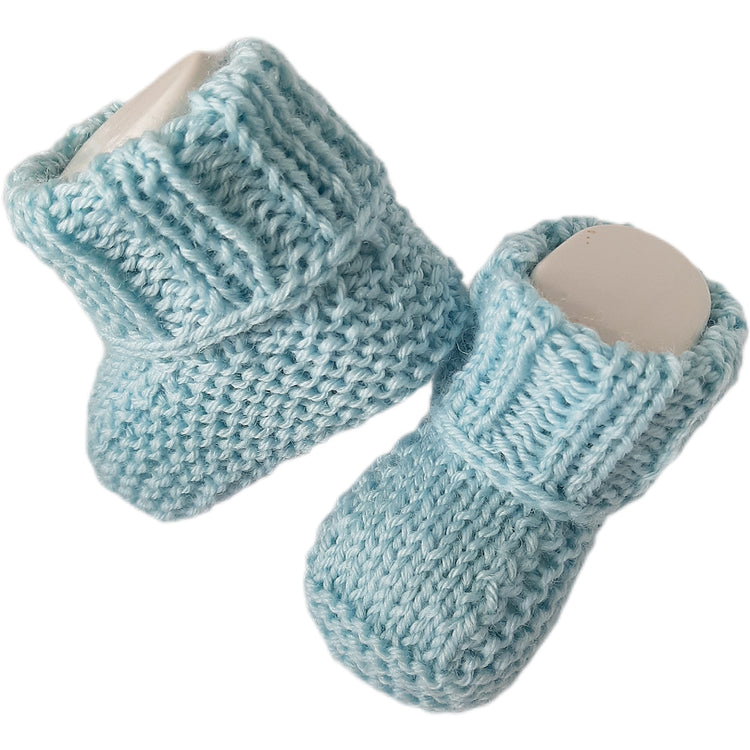 Handmade WOOL baby shoes size 0-3 - various colours