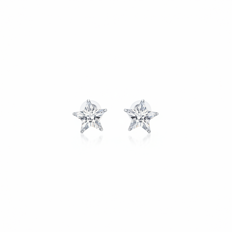 Orecchini Crystal Stella tono argento - Mille Riflessi di Luce