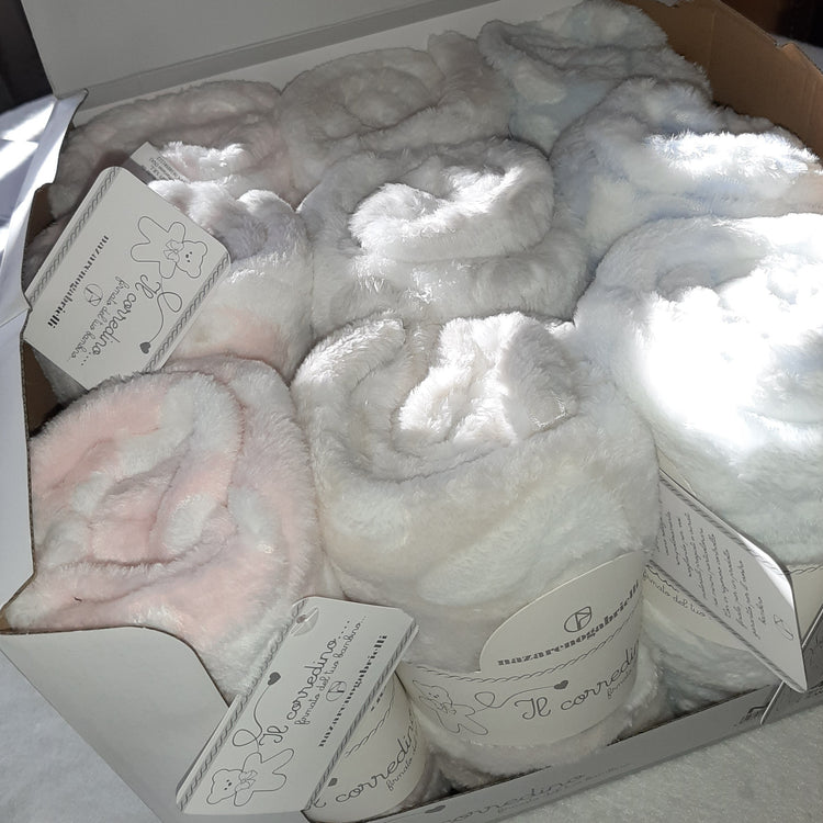 Copertina da neonato neonata Pile Nazareno Gabrielli - vari colori