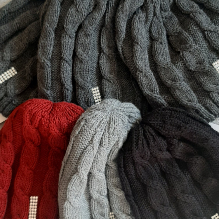 Berretto cappello donna trecce - vari colori