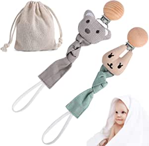 Cotton pacifier holder 22 cm fabric - various subjects