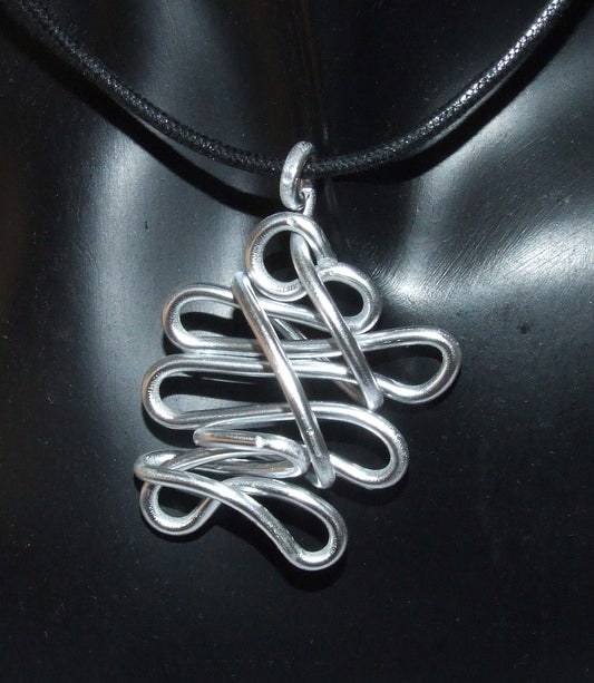 Ciondolo uomo donna unisex fatto a mano tono argento - Fairy Corner