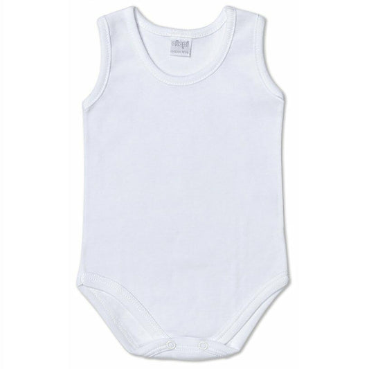 Body neonato spalla larga - cotone - Nazareno Gabrielli - BIANCO