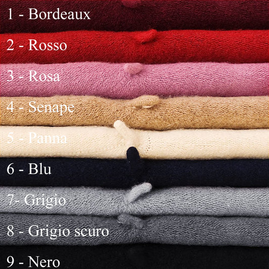 Basco cappello donna lana - vari colori