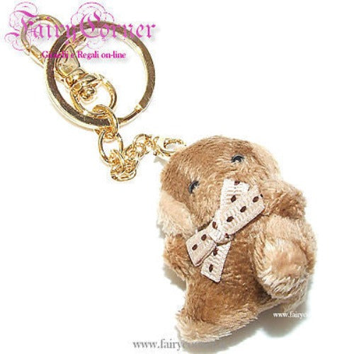 portachiavi orso orsetto peluches beige - Fairy Corner
