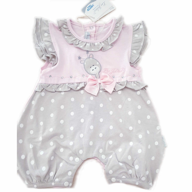 Pagliaccetto neonata in cotone Les Jolies