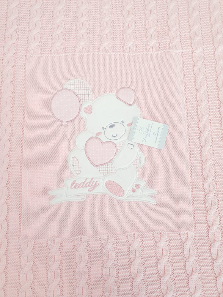 Copertina da neonato neonata lana N. Gabrielli ORSETTO - più colori