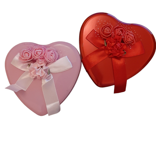 Confezione Regalo scatola cuore di latta