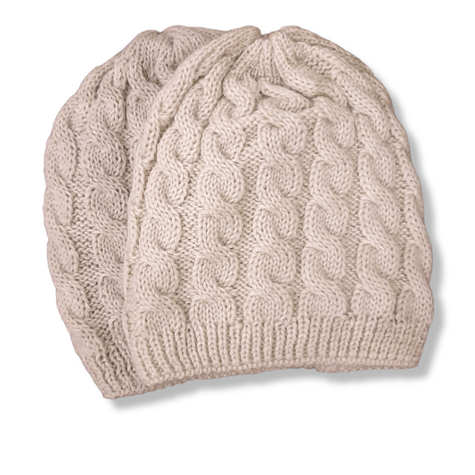 Berretto cappello donna trecce piccole - vari colori