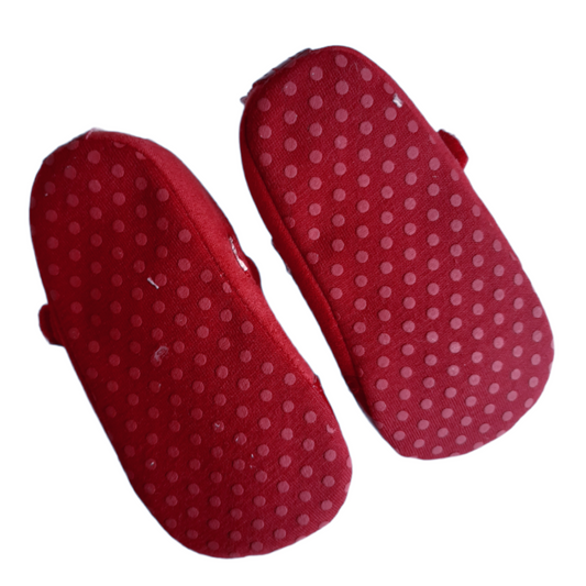 Scarpe baby sandalino vernice con fiocco ROSSO