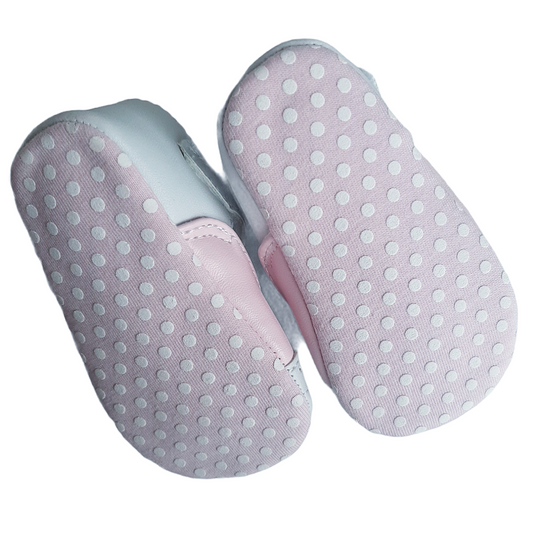Scarpe baby con passante fiocco ROSA