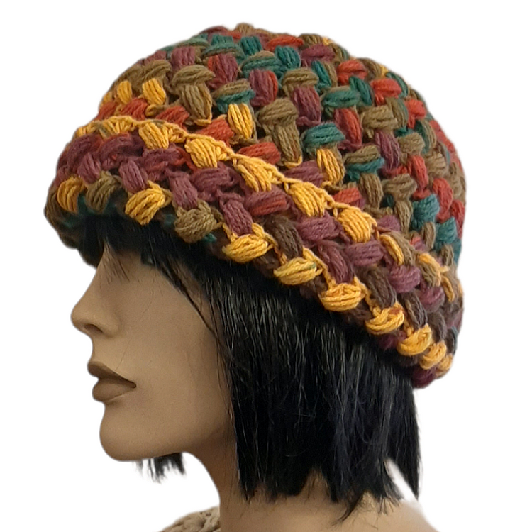 Berretto donna modello SISSI uncinetto - colore Party