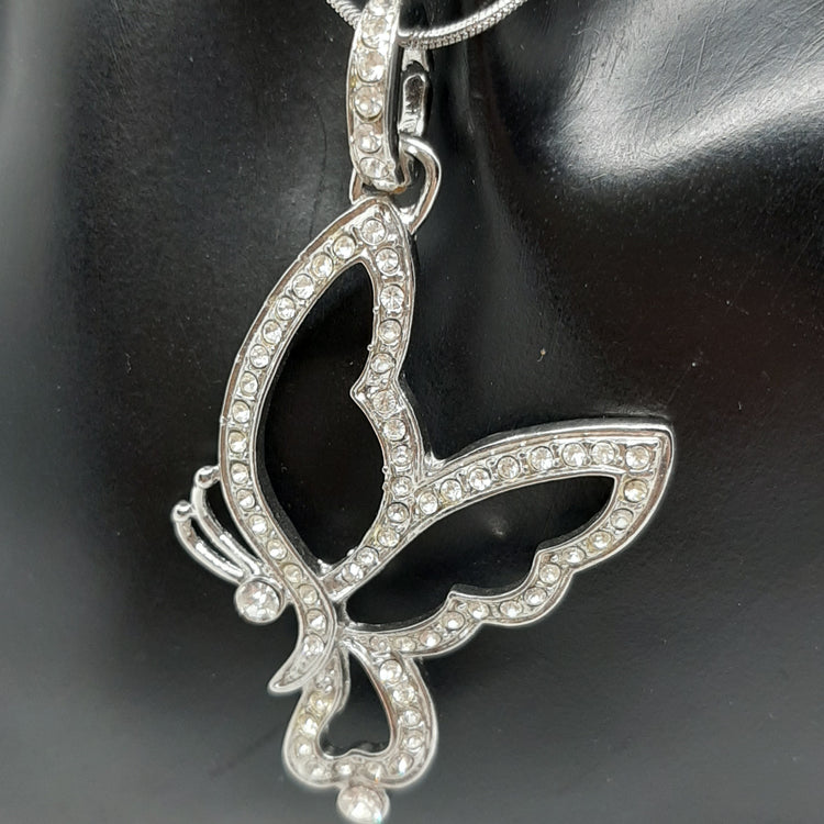 Collana FARFALLA strass