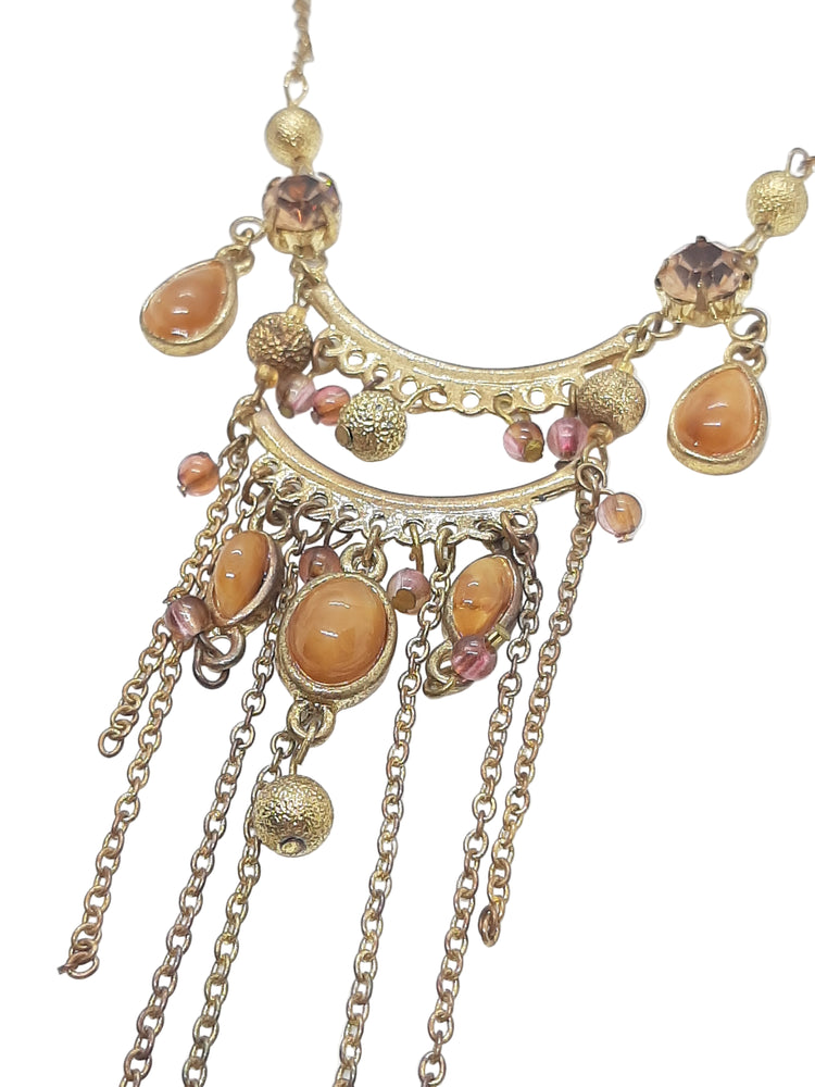 Collana anticata tono bronzo ETHNIC AMBER