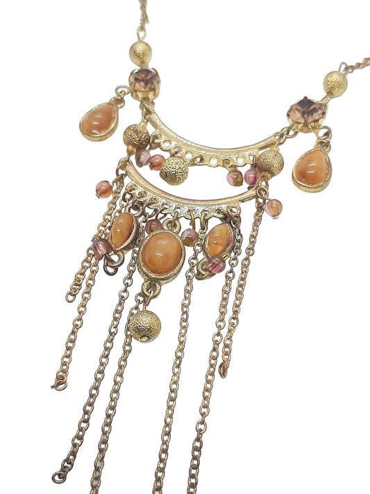 Collana anticata tono bronzo ETHNIC AMBER