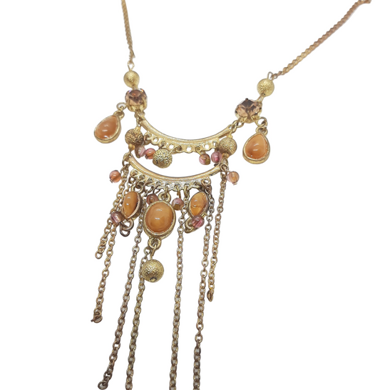 Collana anticata tono bronzo ETHNIC AMBER
