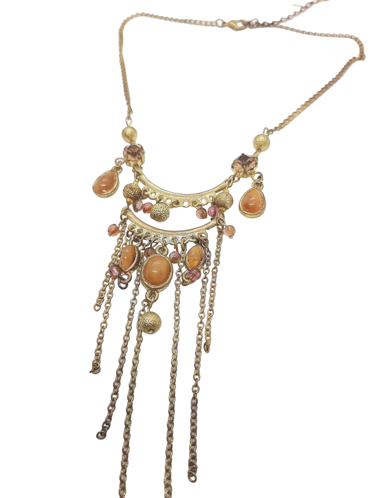 Collana anticata tono bronzo ETHNIC AMBER