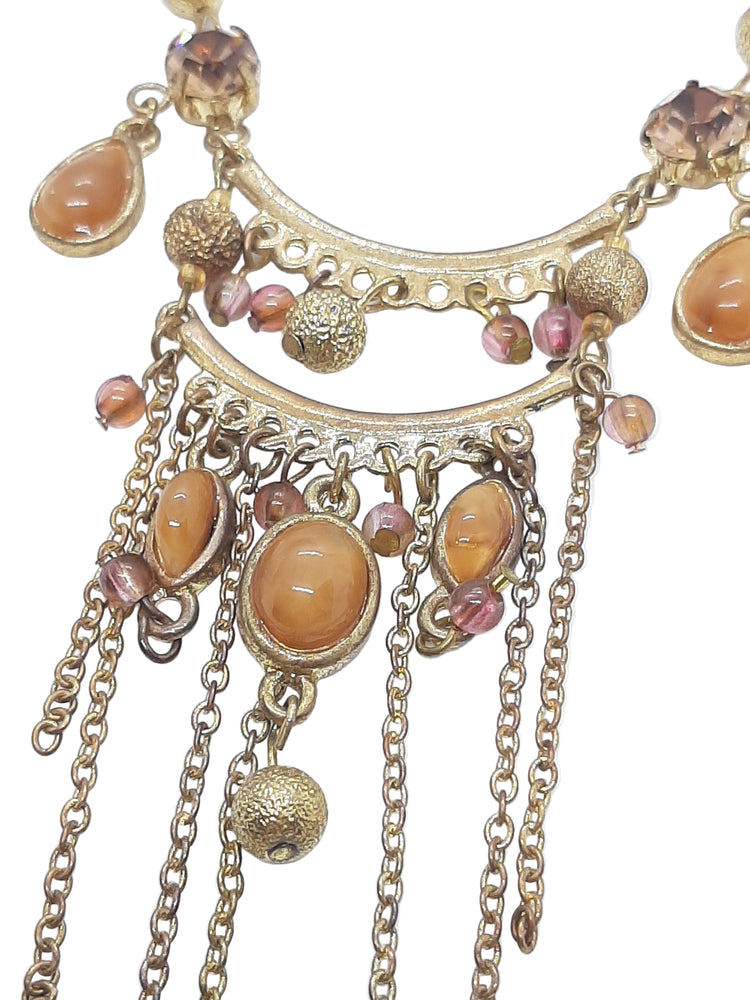 Collana anticata tono bronzo ETHNIC AMBER