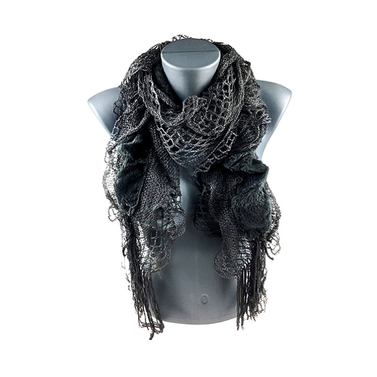 Faux fur lace fashion stole scarf mod 3 - various colours