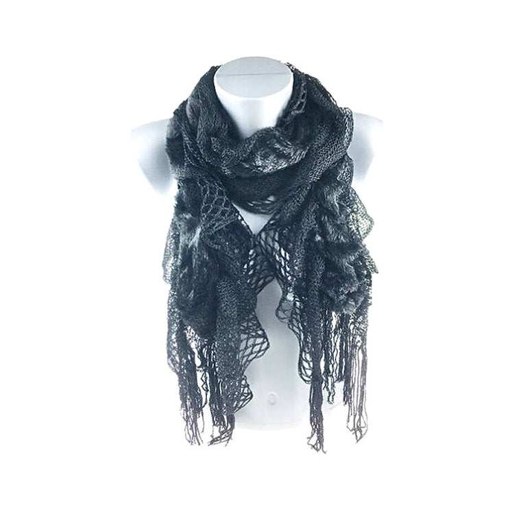 Faux fur lace fashion stole scarf mod 3 - various colours