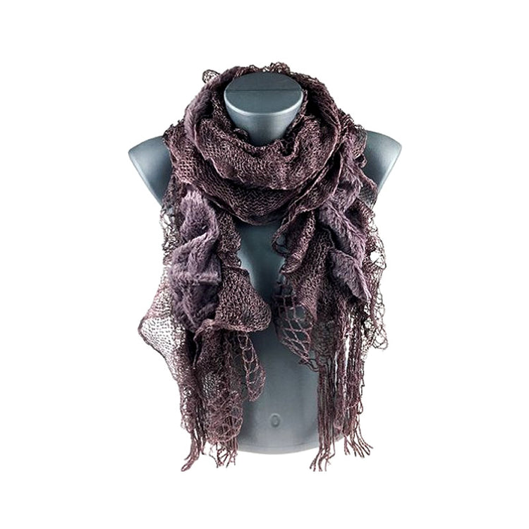 Faux fur lace fashion stole scarf mod 3 - various colours