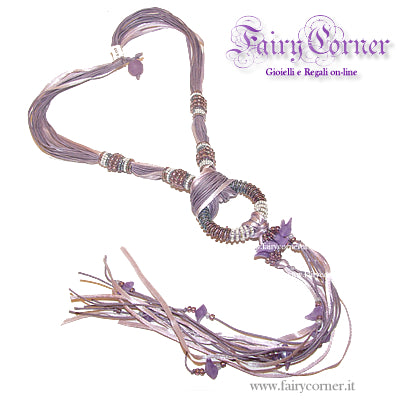 Collana lunga donna perline LILLA