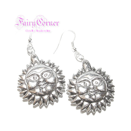 SUN silver colored women's earrings