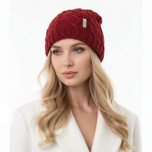 Women's braided hat cap - various colours