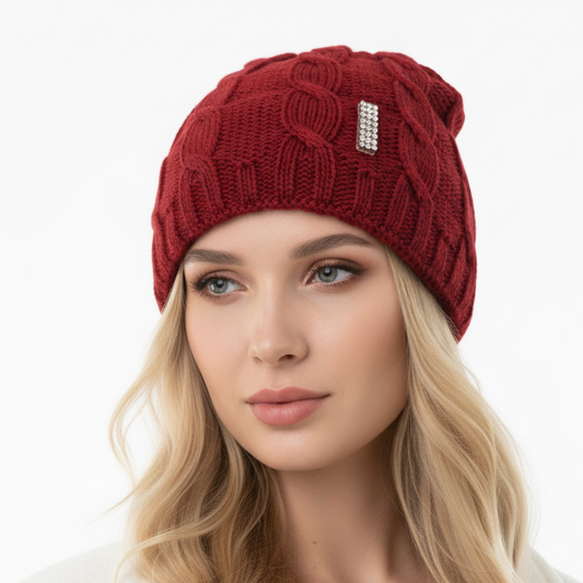 Berretto cappello donna trecce - vari colori