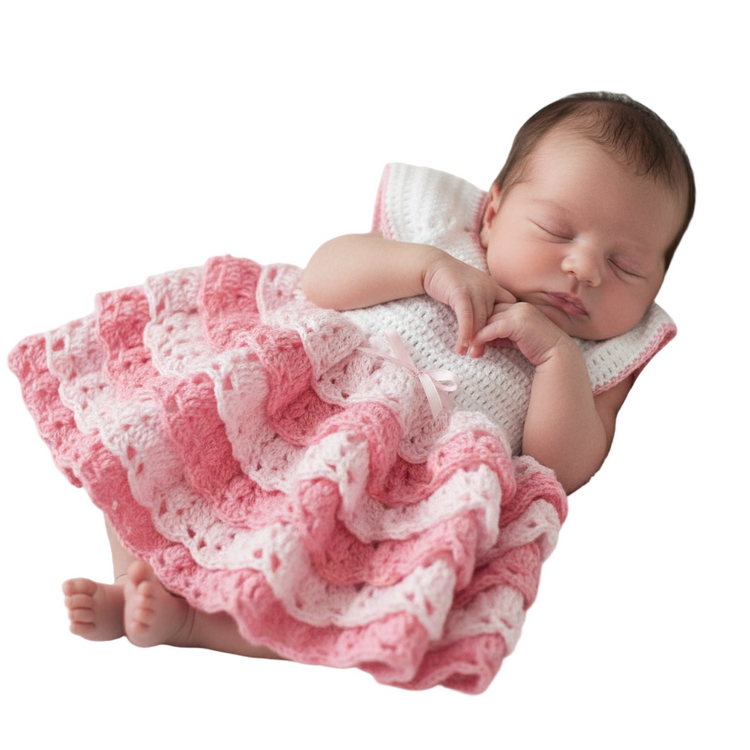 Abito BonBon neonata tg 0-3 100% cotone rosa