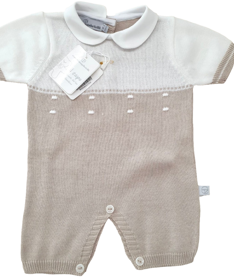 Baby girl romper in Nazareno Gabrielli thread - Various colours