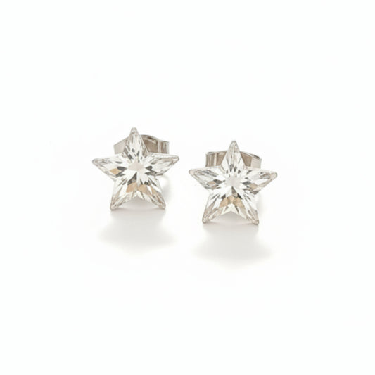 Orecchini Crystal Stella tono argento - Mille Riflessi di Luce