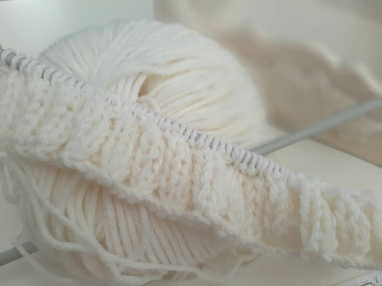 Smanicato gilet lana donna - bianco latte tg S/M