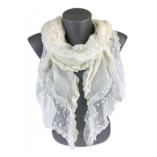 Sciarpa stola moda pizzo traforata mod 1 - vari colori