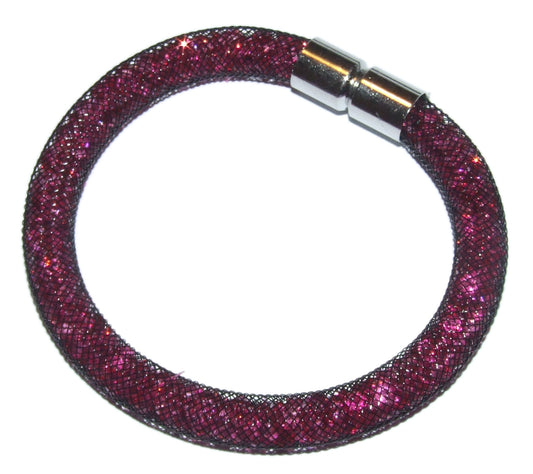 Vari colori bracciale donna stardust cristalli 1 giro chiusura tono argento - Fairy Corner