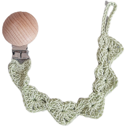 Portaciuccio uncinetto Cuori - unisex - vari colori