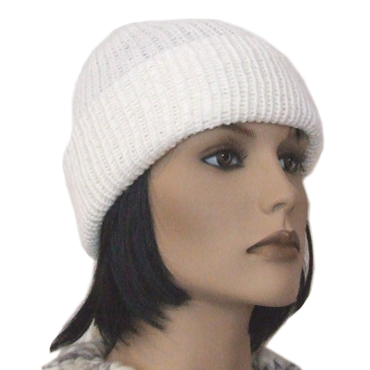 Berretto cappello lana uomo donna unisex artigianale SIMPLE rovescia