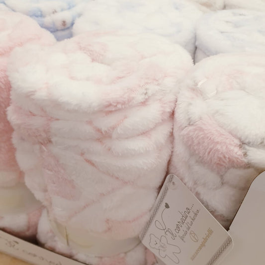 Copertina da neonato neonata Pile Nazareno Gabrielli - vari colori