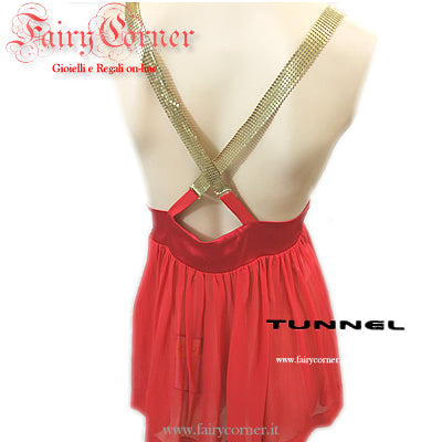 TUNNEL top in seta incrociato - Fairy Corner
